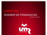 DOSSIER DE FRANQUICIAS - La Maleta Roja