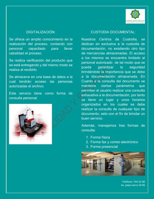 PORTAFOLIO DE SERVICIOS