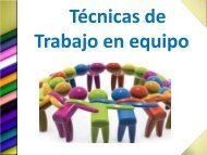 Técnicas de trabajo en equipo