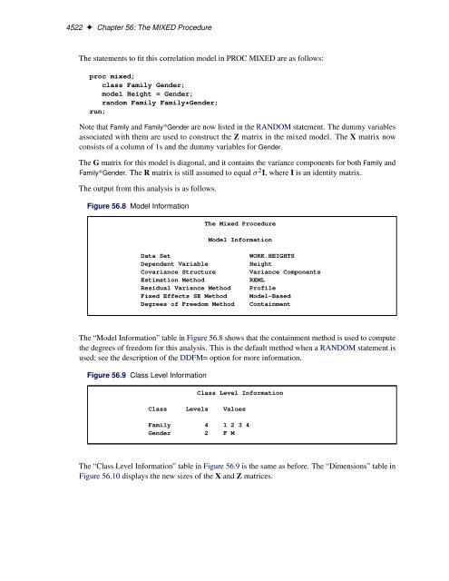 SAS/STAT 922 User's Guide: The MIXED Procedure (Book Excerpt)