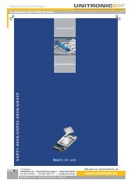 integrating technologies www.unitronic.de - Secos.ch