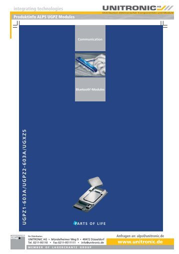 integrating technologies www.unitronic.de - Secos.ch