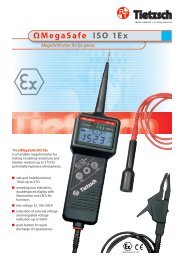 ÃÂ©MegaSafe ISO 1Ex Megohmmeter for Ex-areas