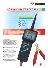 ÃÂ©MegaSafe EP 4 / EP 4Ex Line tester and resistance measuring ...