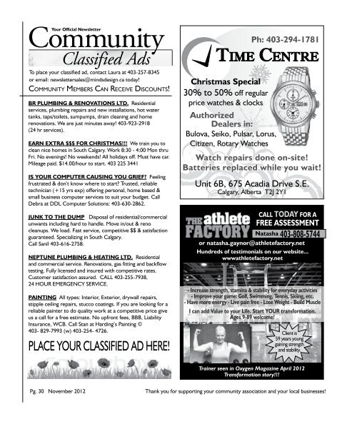 Willow ridge News - Willow Ridge Community Association
