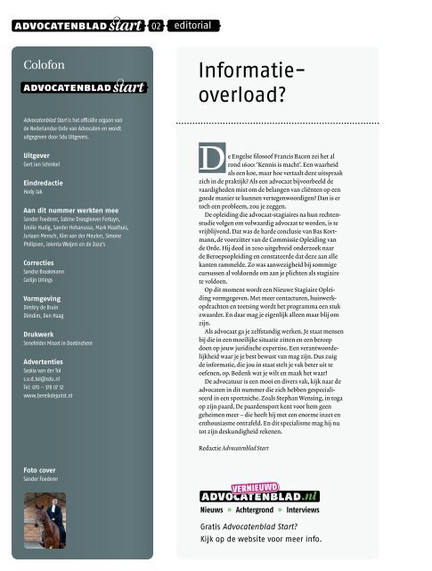 advocatenblad - Nederlandse Orde van Advocaten