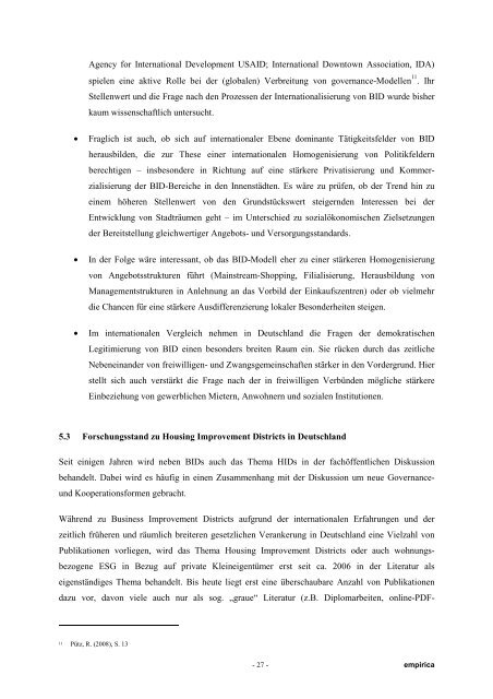 Eigentümerstandortgemeinschaften im Stadtumbau - Empirica