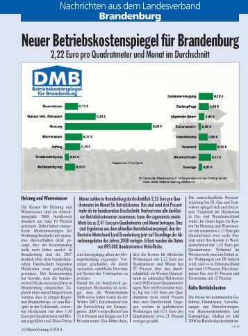 Neuer Betriebskostenspiegel für Brandenburg - Mieterbund Land ...