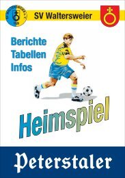 Heimspiel: SV Waltersweier e.V. 23. Spieltag 2017