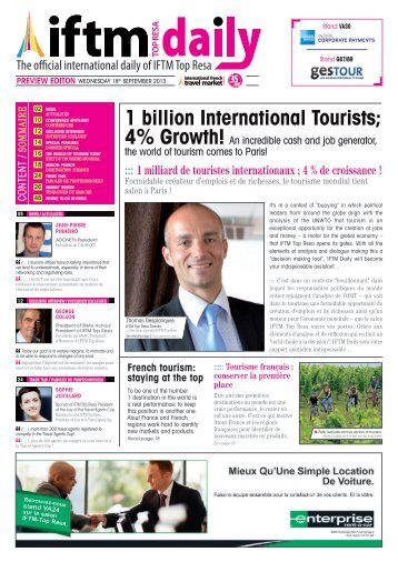 IFTM Daily Preview Edition