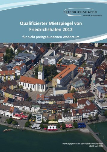 Qualifizierter Mietspiegel von Friedrichshafen 2012 für nicht ...