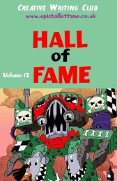 Hall of Fame Volume 12 from Creative Writing Club