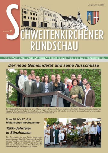 Rundschau 02/2008 - Gemeinde Schweitenkirchen