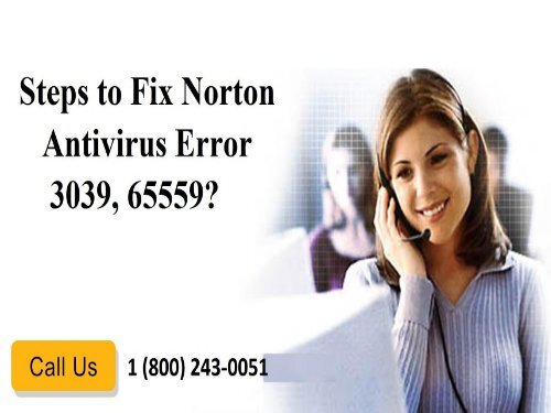 How to Resolve Norton Error 3039, 65559? 18002430051