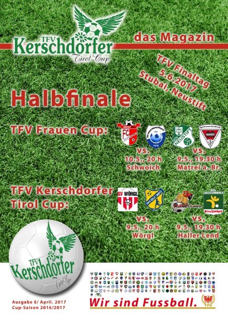TFV Kerschdorfer Cup Magazin 06/2017: alle Infos zu den Halbfinalspielen