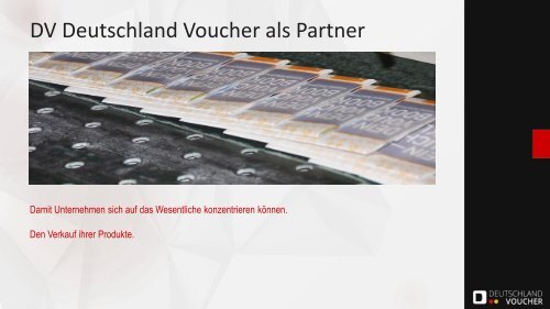 Unternehmenspräsentation DV Deutschland Voucher GmbH & Co. KG