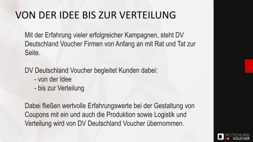 Unternehmenspräsentation DV Deutschland Voucher GmbH & Co. KG