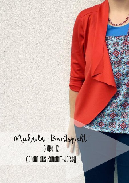 LOOKBOOK Wildblume - Jacke oder Weste - Größe 34-52