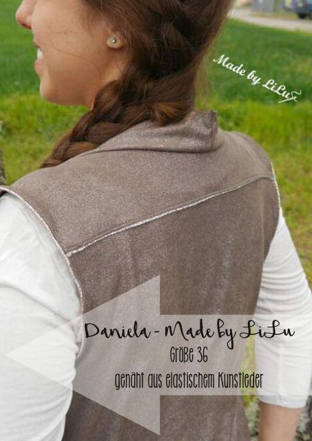 LOOKBOOK Wildblume - Jacke oder Weste - Größe 34-52