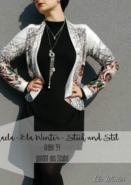 LOOKBOOK Wildblume - Jacke oder Weste - Größe 34-52