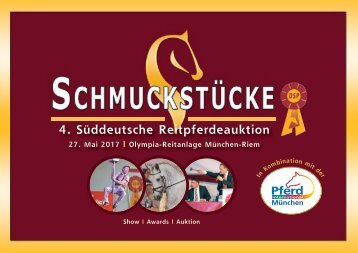 Auktionskatalog Reitpferdeauktion Schmuckstücke am 27. Mai 2017