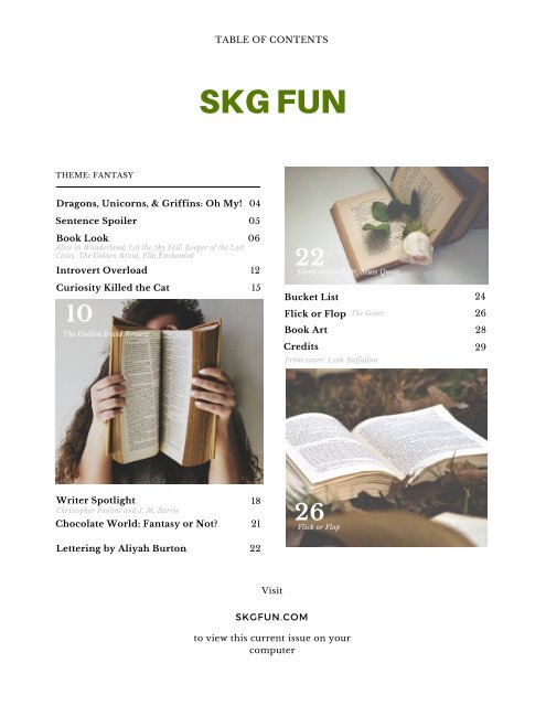 SKGfun Fantasy Edition (May/June)