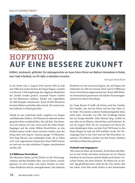 Die Malteser-Zeitung 1/2017