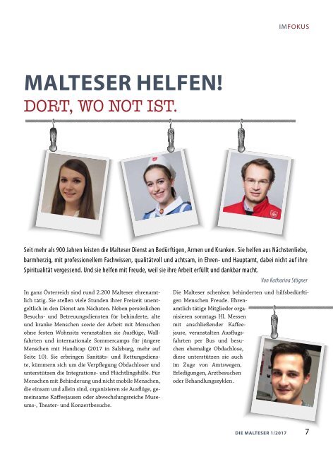 Die Malteser-Zeitung 1/2017