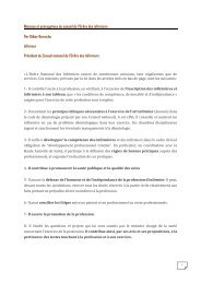 Missions et prérogatives du conseil de l