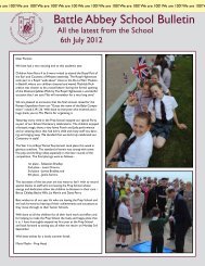 ol Bulletin Battle Abbey School Bulletin