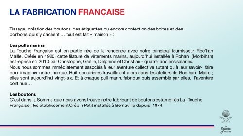 Catalogue La Touche Française