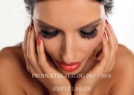 Produktekatalog Simply Lashes 