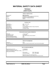MATERIAL SAFETY DATA SHEET - Alpha Scents, Inc