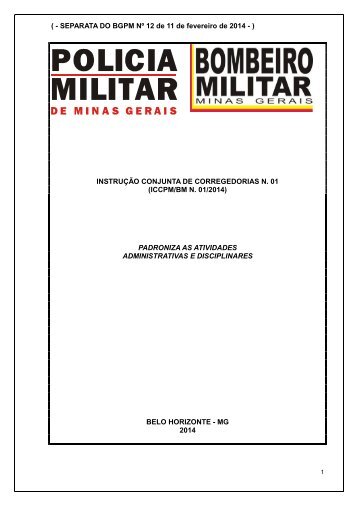 Instrucao Conjunta de Corregedorias n. 01-14