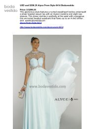 USD usd $298.25 Alyce Prom Style 6414 Bodavestido