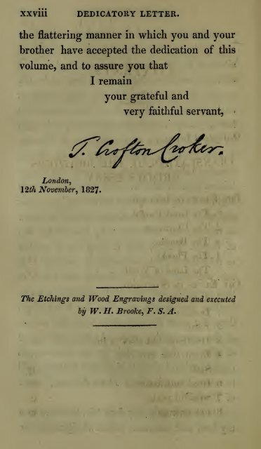 Fairy Legends and Traditions by Thomas Crofton Croker [1825]