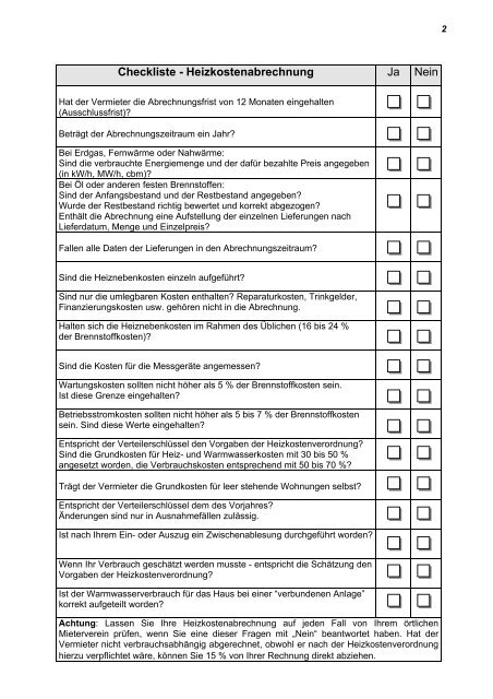 checkliste