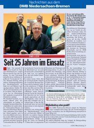 Seit 25 Jahren im Einsatz - DMB-Niedersachsen-Bremen e.V