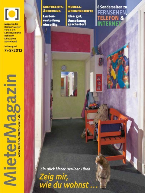 Pdf Version Berliner Mieterverein E V