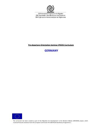 GERMANY - Migrantservicecentres.org
