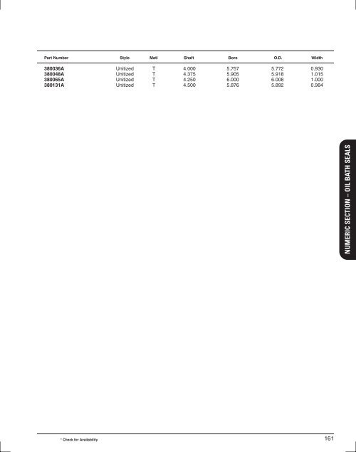 Seals Specification Guide - Timken