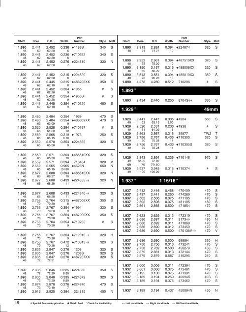 Seals Specification Guide - Timken