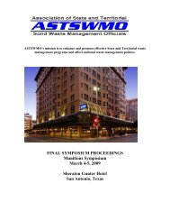 Symposium Proceedings - ASTSWMO