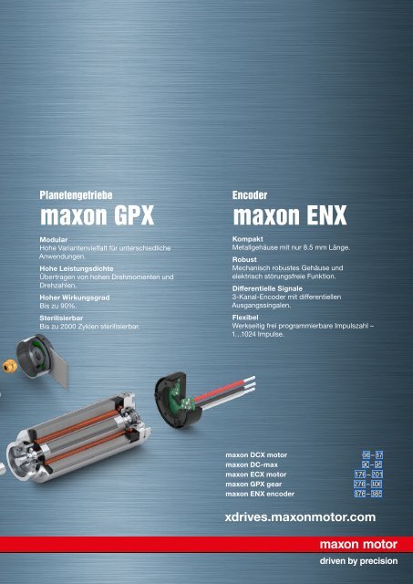 maxon Katalog Programm 2017/18 Deutsch