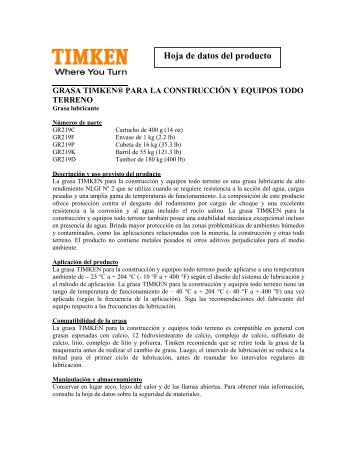 Lubricating Grease - Timken