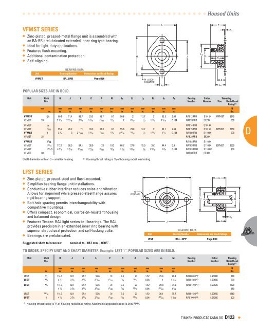 Ball Bearings Catalog - Timken