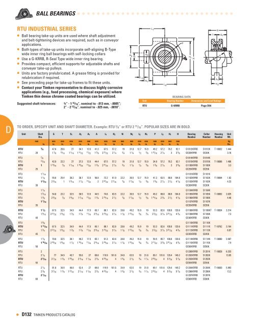 Ball Bearings Catalog - Timken