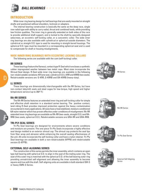 Ball Bearings Catalog - Timken