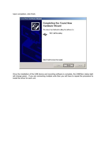 SV8100 SL MyCalls Call Recorder Installation Manual v1.0