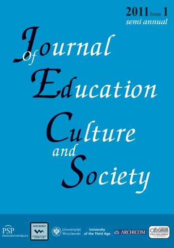 Download PDF version - The Journal of Education, Culture and ...